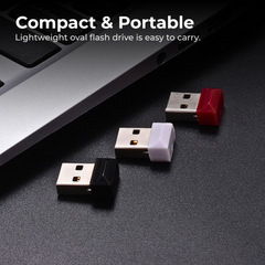 High-Speed Mini Pen Drive 64GB Black USB 2.0