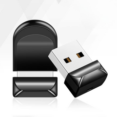 High-Speed Mini Pen Drive 64GB Black USB 2.0