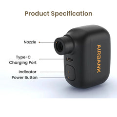 Mini Rechargeable Bike Pump 100PSI