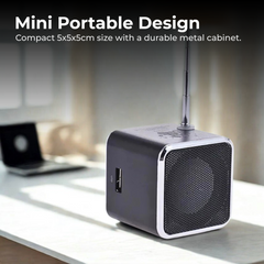 Mini Stereo Bluetooth Speaker FM Radio TF Card
