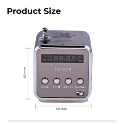 Mini Stereo Bluetooth Speaker FM Radio TF Card