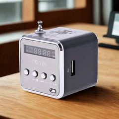 Mini Stereo Bluetooth Speaker FM Radio TF Card