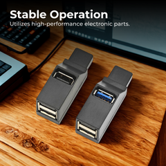 Mini USB 3.0 Hub 3-Port High Speed for PC Laptop