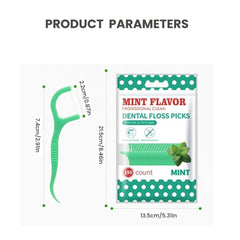 Mint Floss Sticks 300/150/50 PCS for Fresh Interdental Care