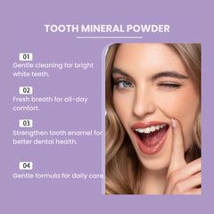 Mint Teeth Whitening Powder | Fights Stains & Freshens Breath