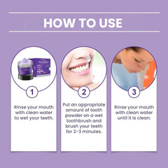 Mint Teeth Whitening Powder | Fights Stains & Freshens Breath
