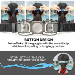 Mirrored Anti-Fog Swim Goggles — UV Protection