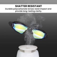 Mirrored Anti-Fog Swim Goggles — UV Protection