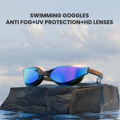 Mirrored Anti-Fog Swimming Goggles — 3D Fit