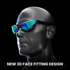 Mirrored Anti-Fog Swimming Goggles — 3D Fit