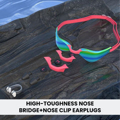 Mirrored Anti-Fog Swimming Goggles — 3D Fit