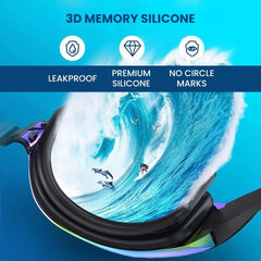 Mirrored Anti-Fog Swimming Goggles — UV Protection