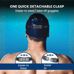 Mirrored Anti-Fog Swimming Goggles — UV Protection