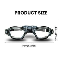 Mirrored Anti-Fog Swimming Goggles — UV Protection