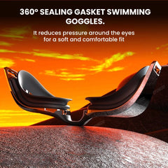 Mirrored Polarized Swim Goggles — Anti-Fog UV Shield