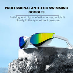 Mirrored Polarized Swim Goggles — Anti-Fog UV Shield