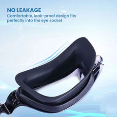 Mirrored Swim Goggles — Anti-Fog 180° Wide View