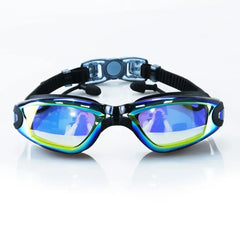Mirrored Anti-Fog Swim Goggles — UV Protection