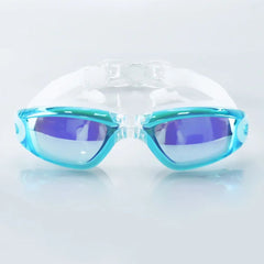 Mirrored Anti-Fog Swim Goggles — UV Protection