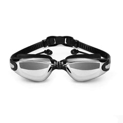 Mirrored Anti-Fog Swim Goggles — UV Protection