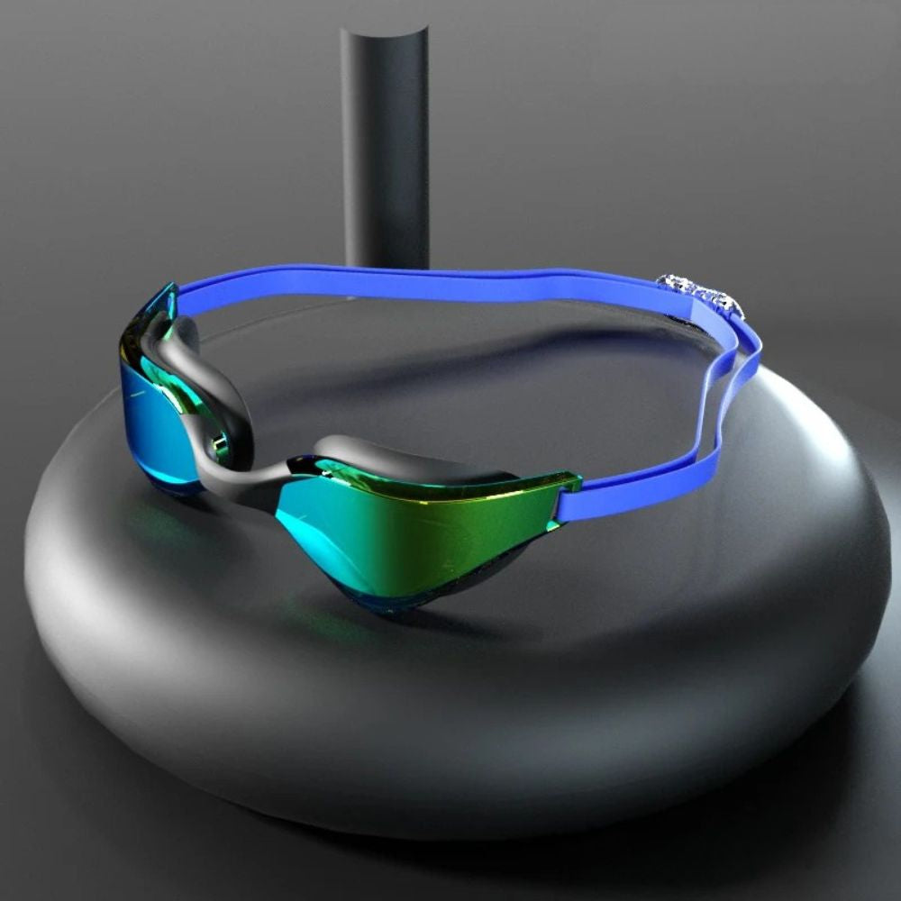 Mirrored Polarized Swim Goggles — Anti-Fog UV Shield