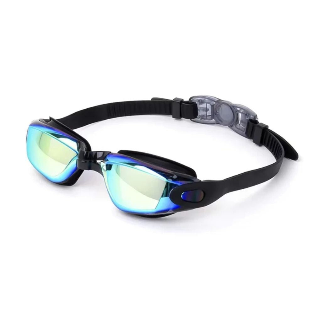 Mirrored Swim Goggles — Anti-Fog 180° Wide View