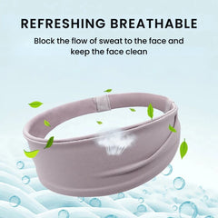 Moisture-Wicking Elastic Sports Headband for Men & Women