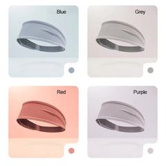 Moisture-Wicking Elastic Sports Headband for Men & Women