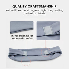 Moisture-Wicking Elastic Sports Headband for Men & Women