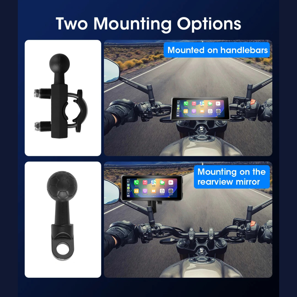 Motorcycle_CarPlay_Android_Auto_6.86__DVR_Dual_Camera_Display_-_Mounting