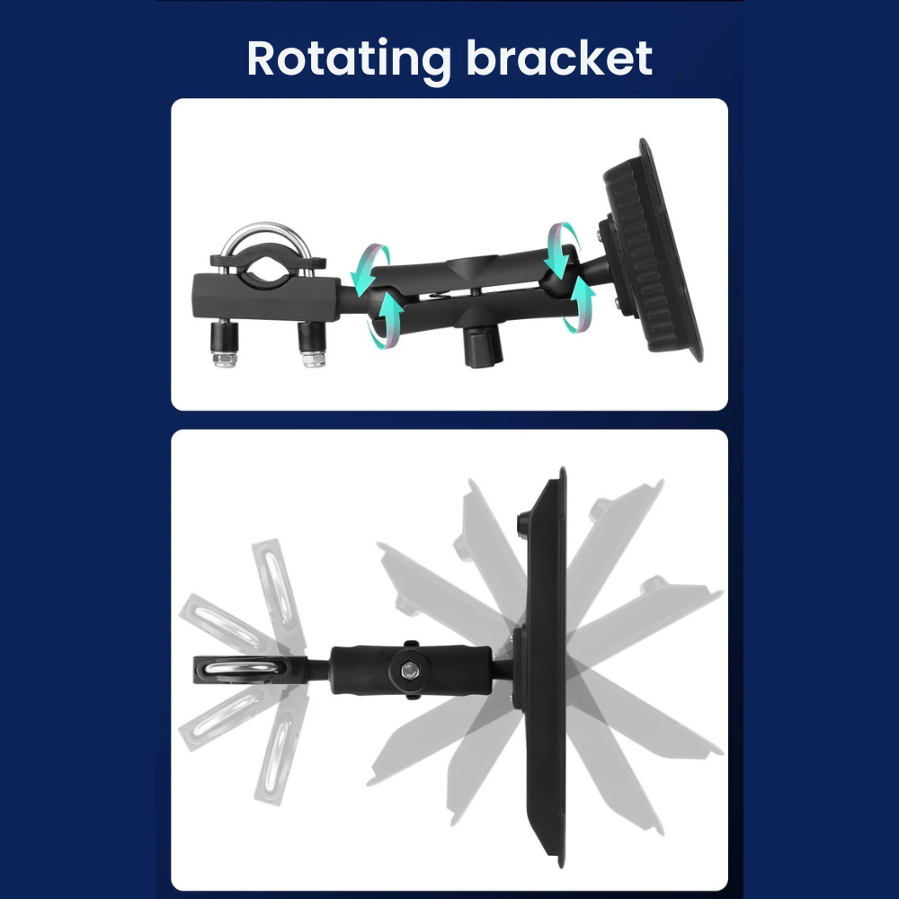 Motorcycle_CarPlay_Android_Auto_6.86__DVR_Dual_Camera_Display_-_Rotating_Bracket