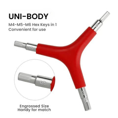 Bicycle Y-Type Hex Wrench – 3-Way Allen Key Tool
