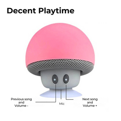Party Mini Mushroom Bluetooth Speaker Waterproof
