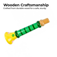 Children's Wooden Horn Musical Training Toy
