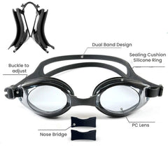 Myopia Swim Goggles — Optical Glasses for Pool & Water Sports