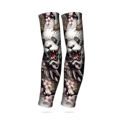 Cool Ice Silk Tattoo Arm Sleeves – Breathable & UV Protection