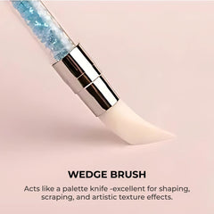 Nail Art Brush & Silicone Sculpting Pen for Gel Design