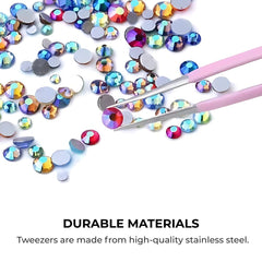 Nail Art Diamond Pens with Tweezers for Lashes & Nails