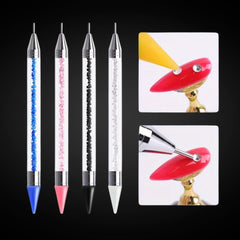 Nail Art Diamond Pens with Tweezers for Lashes & Nails