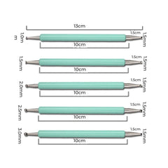 Nail Art Dotting Tools 5-Pack – 10 Sizes for Marble & Dots