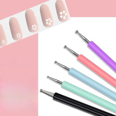 Nail Art Dotting Tools 5-Pack – 10 Sizes for Marble & Dots