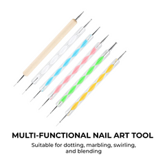 Nail Art Drawing Pen Set for DIY Gel & Marble Manicures