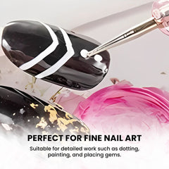 Nail Dotting Pen Set 5Pcs Dual-Ended Tools for Art & Gems