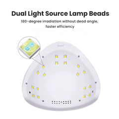 Nail Dryer Lamp for Gel Polish with Timer & Sensor