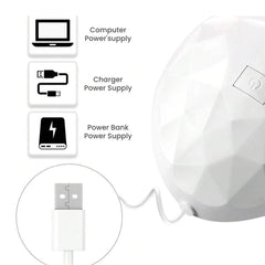 Nail Dryer Lamp for Gel Polish with Timer & Sensor