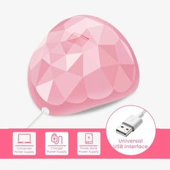 Nail Dryer Lamp for Gel Polish with Timer & Sensor