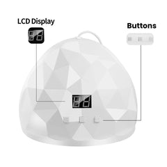 Nail Dryer Lamp for Gel Polish with Timer & Sensor