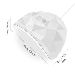 Nail Dryer Lamp for Gel Polish with Timer & Sensor