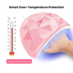 Nail Dryer Lamp for Gel Polish with Timer & Sensor