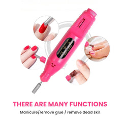 Nail Lamp Kit with High-Speed Drill for Salon Manicure